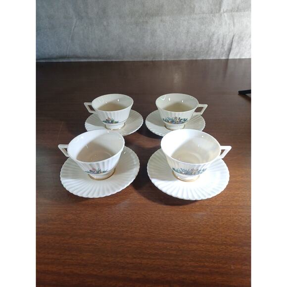 Lenox Other - Lennox Rutledge Tea Cups And Saucers Set Of 4